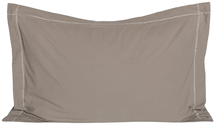 Funda Almohada Percal Tanger Grey