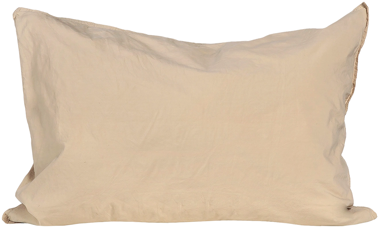 Funda Almohada Algodón Percal Sesame