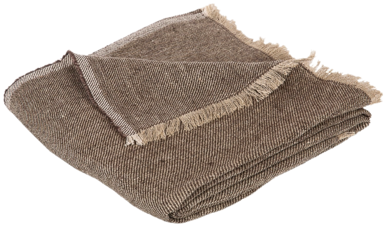 Manta lino Cuba Charbon