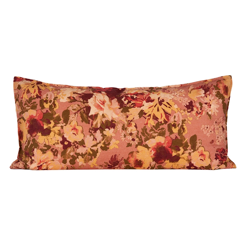 Funda Cojín Lino Bologne Mocaccino 55x110 cm