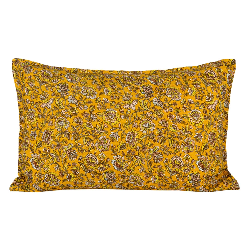 Funda Cojin Lino Samara Ocre 40x60 cm - 40x60 cm