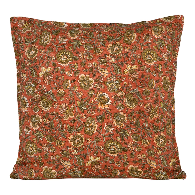 Funda Cojin Lino Samara Terre Brulee 45x45 cm - 45x45 cm