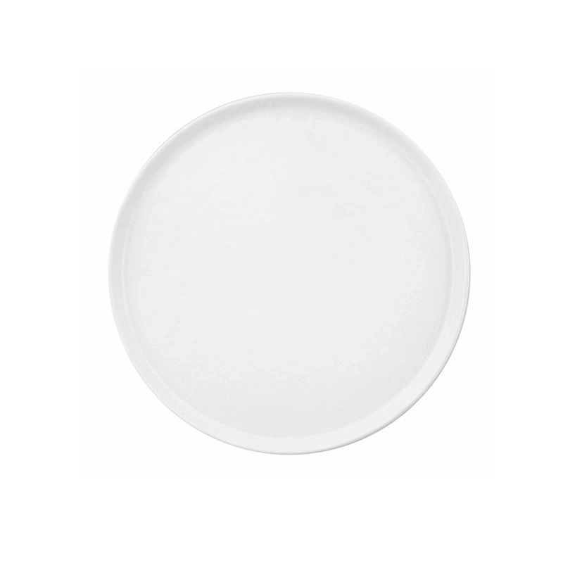 Loza Porcelino Blanco Set de 4 Platos de Postre 22 cm