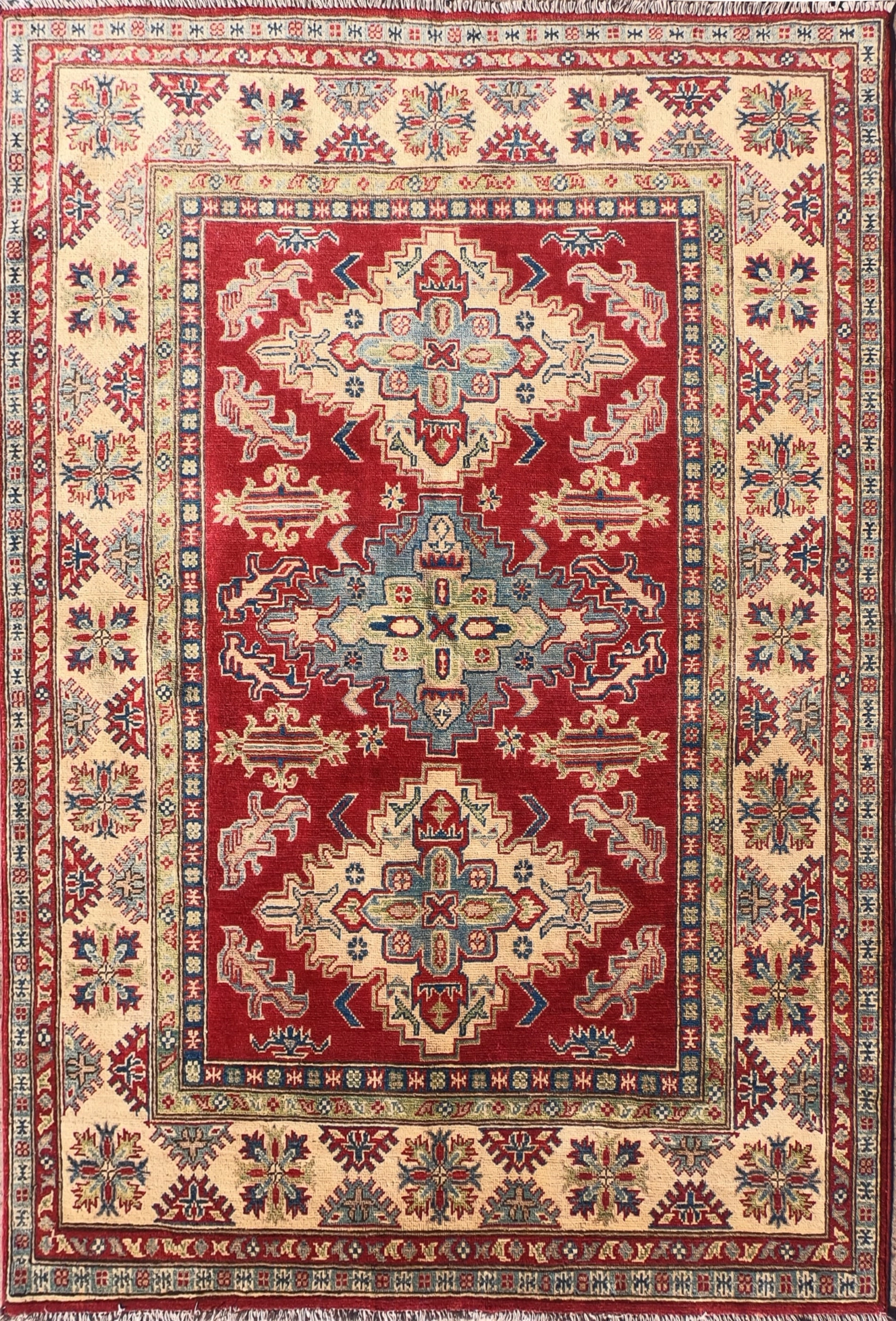 Alfombra Persa lana, Kazak 1.90 x 1.50 mts. 0014 - 1.90 x 1.50
