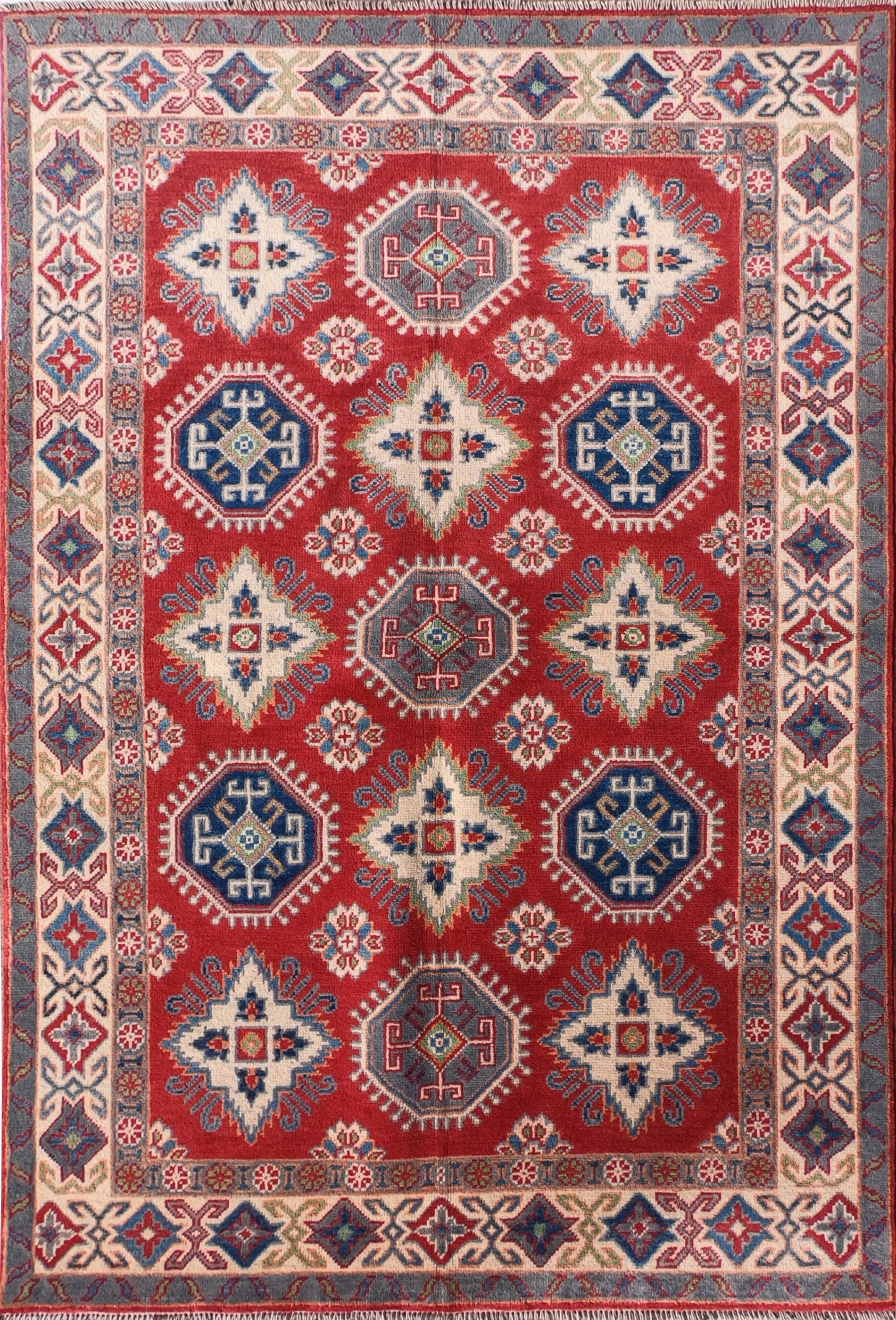 Alfombra Persa lana, Kazak 1.80 x 1.20 mts. 0114 - 1.80 x 1.20