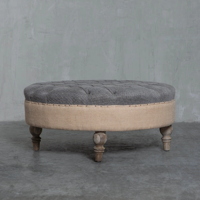Pouf Juana de Arco Gris