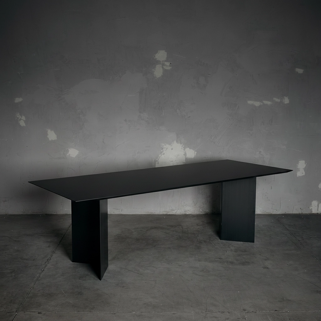 Mesa Comedor Oregano - NEGRO / 2.00 X 1.00