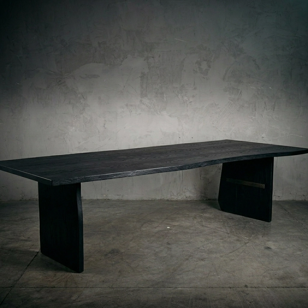 Mesa Comedor Tablón - 3.50 X 1.10 / NEGRO