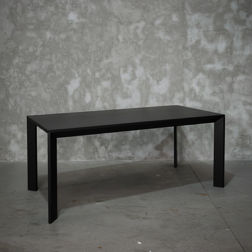 Mesa Comedor Diagonales - 1.80 x 1.00 / NEGRO