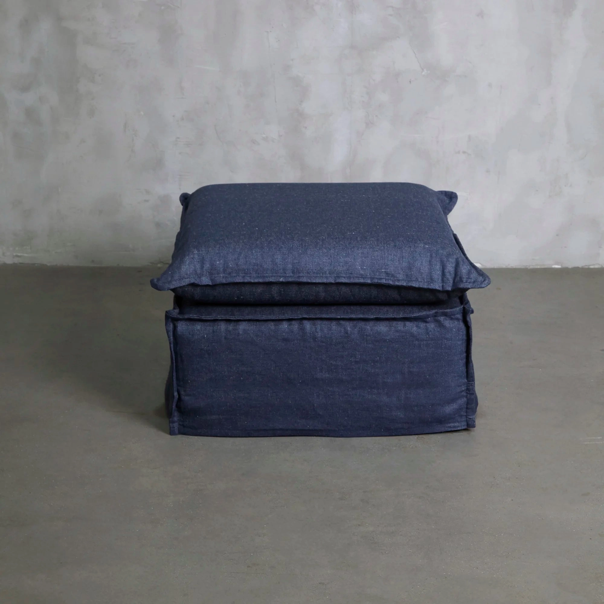 Pouf Carmen (70 x 70 cm) Azul