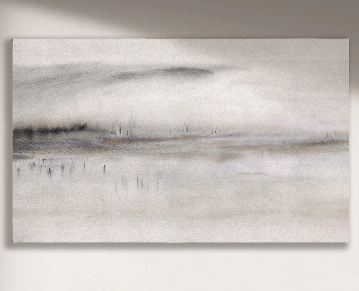 Cuadro Humedal horizontal - 100x80 cm / Lona tensada con bastidor