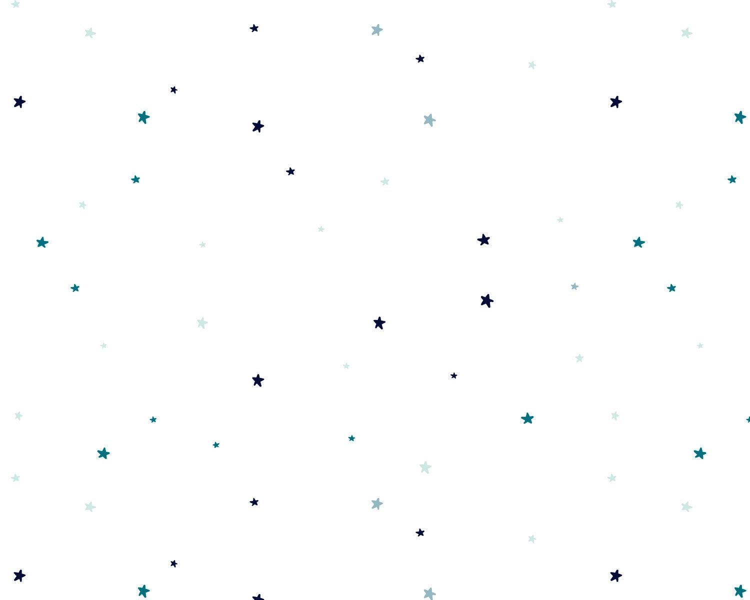 Papel mural Estrellitas Azul (Teresa Chan)