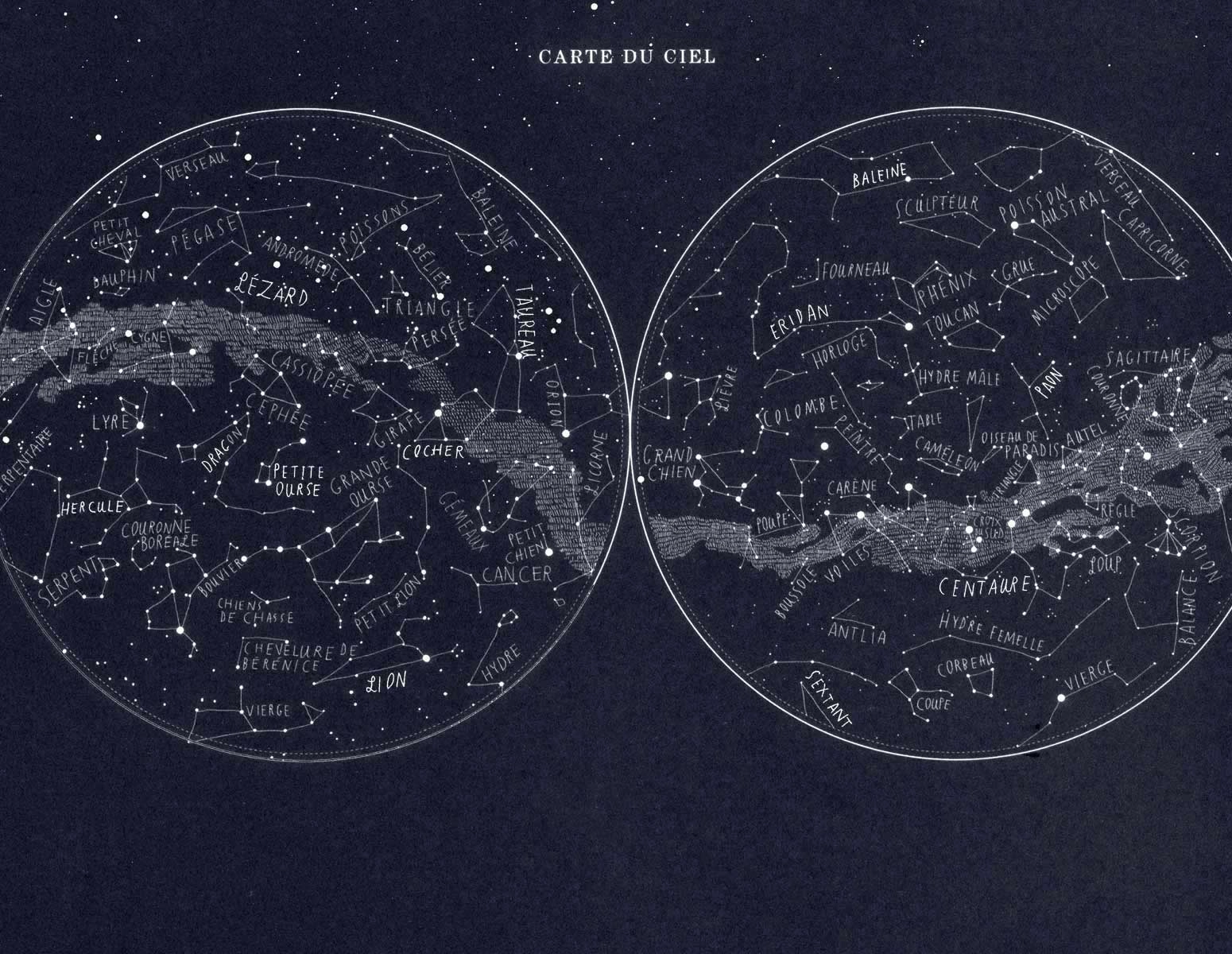 Carte du Ciel Azul