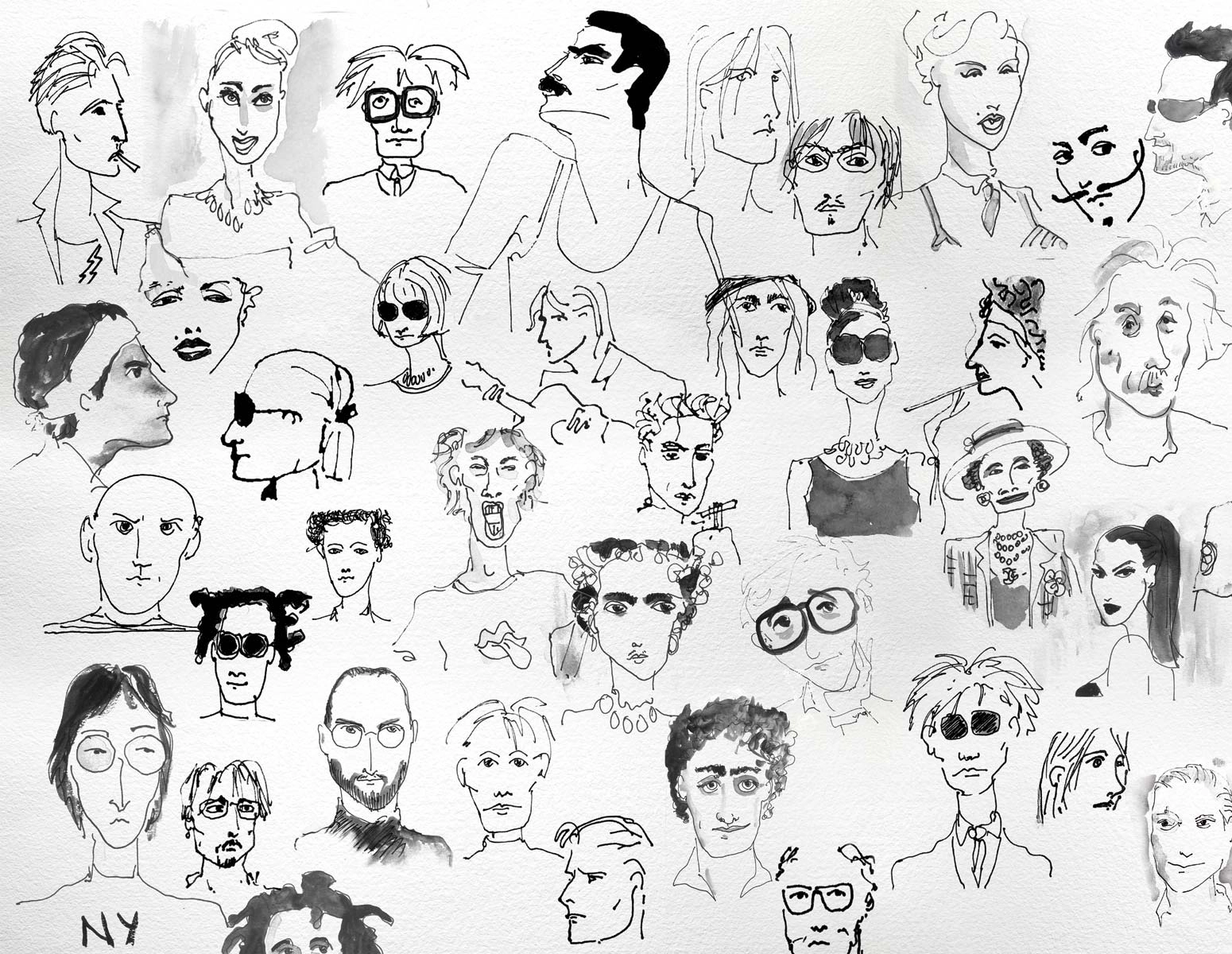 Papel mural Cracks B y N (Manuel Santelices)