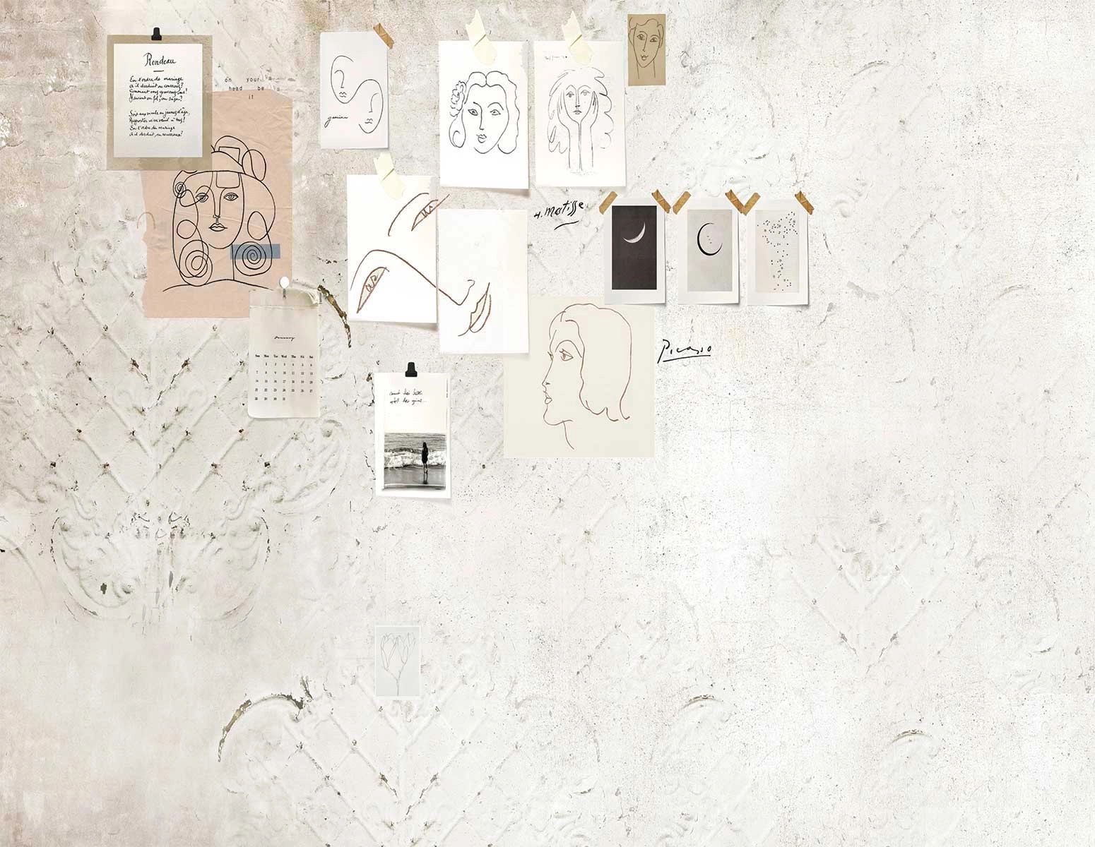 Papel mural Collage