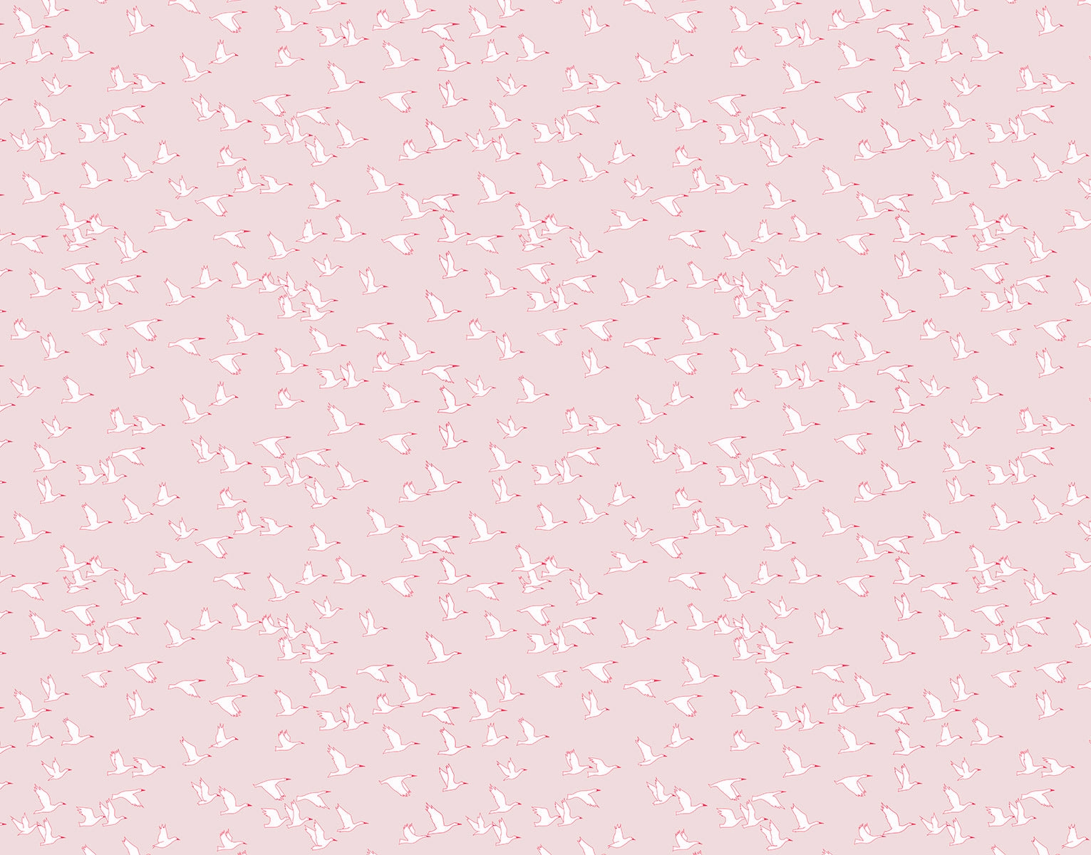 Papel mural Gaviota Rosa