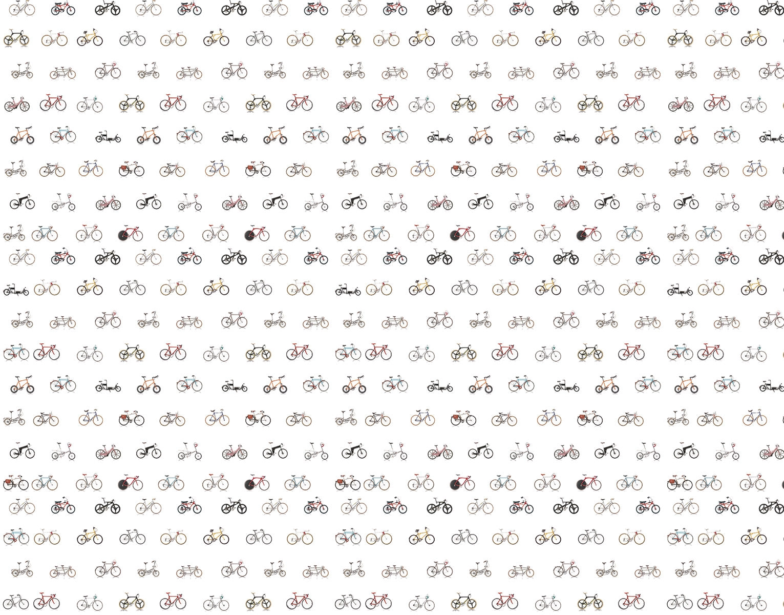 Papel mural Bicis