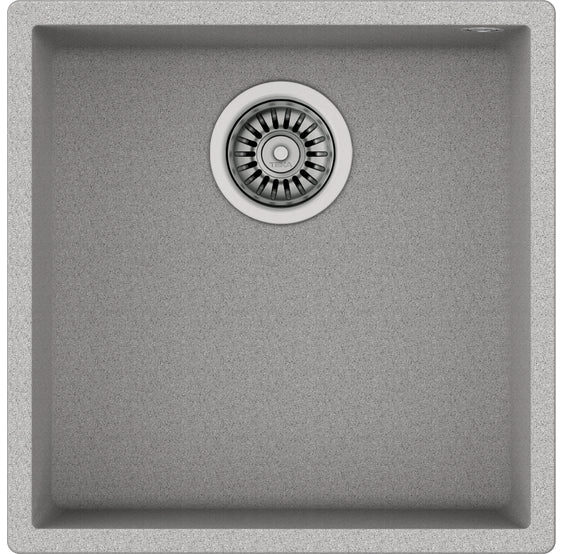 Lavaplatos SQUARE 40.40 TG Granito Stone Grey Teka