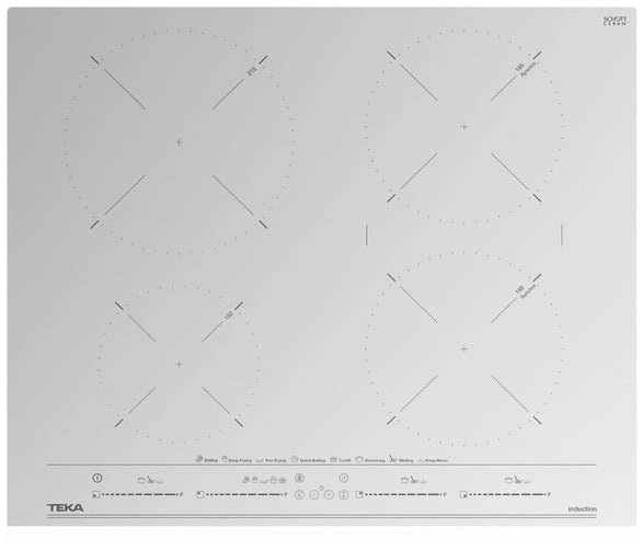 Encimera De Inducción 4 Quemadores IZC 64630 WH MST Blanco Teka