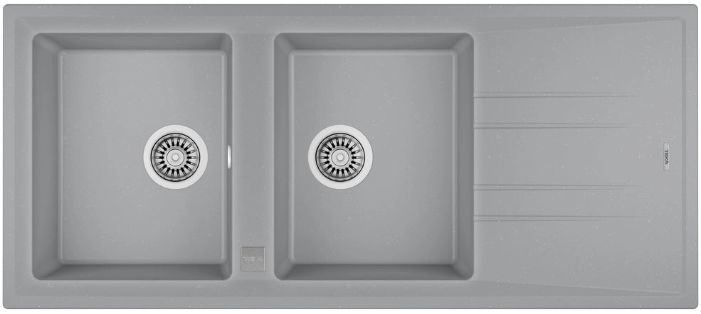 Lavaplatos Granito Stone 80 2C1E TG Metallic Grey Teka
