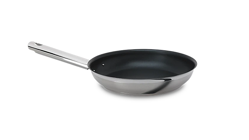 TEKA Sartén Cónico Antiadherente 28 cm — Acero Inoxidable, IMPACT DISC PLUS, Compatible Inducción
