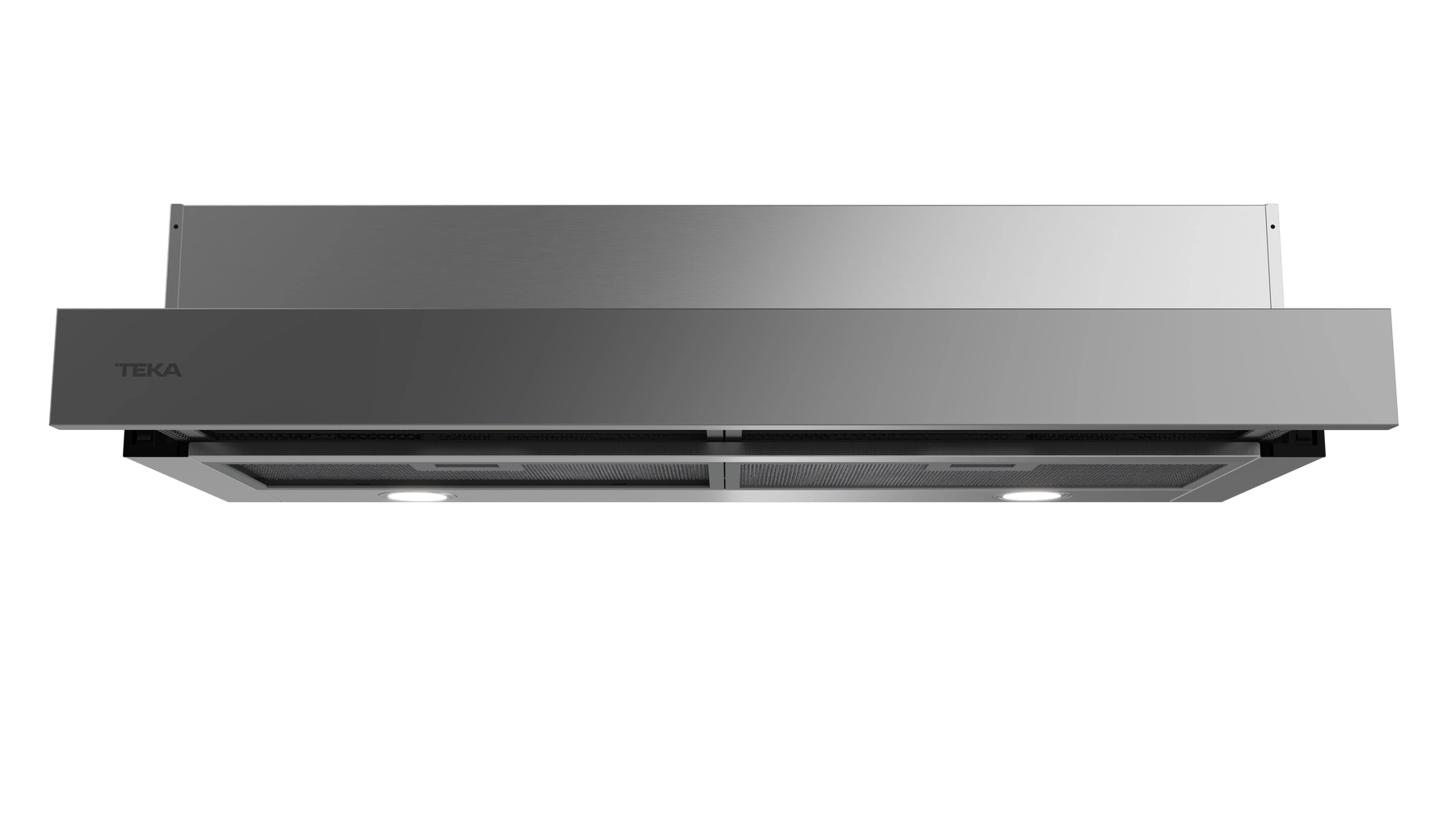 TEKA PLR 9320 MCS IX — Campana Integrable 90 cm, Inoxidable, Doble Motor, Recirculación Frontal, 440 m³/h