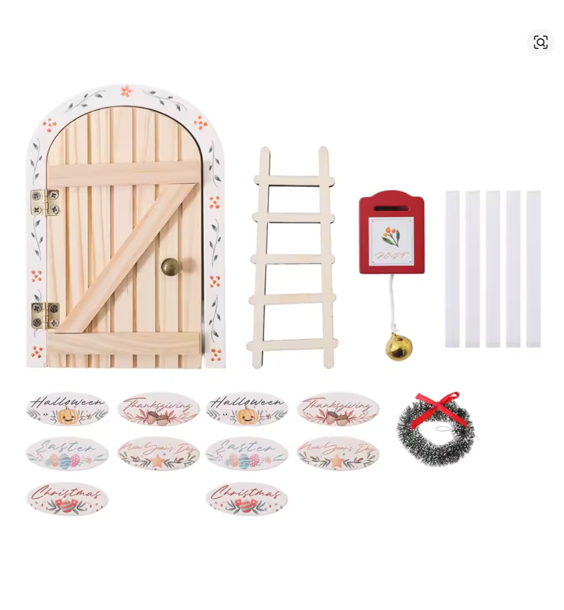 Puerta de madera para ratoncitos - Celebration