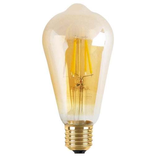 Ampolleta led vintage vidrio ámbar 4W