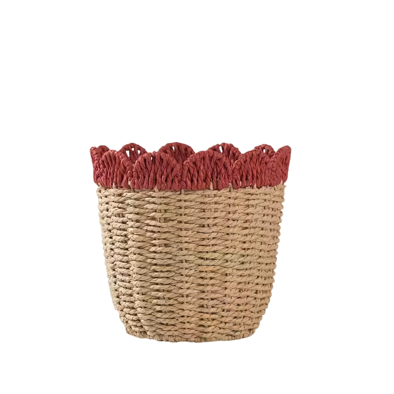 Canasto scalloped red