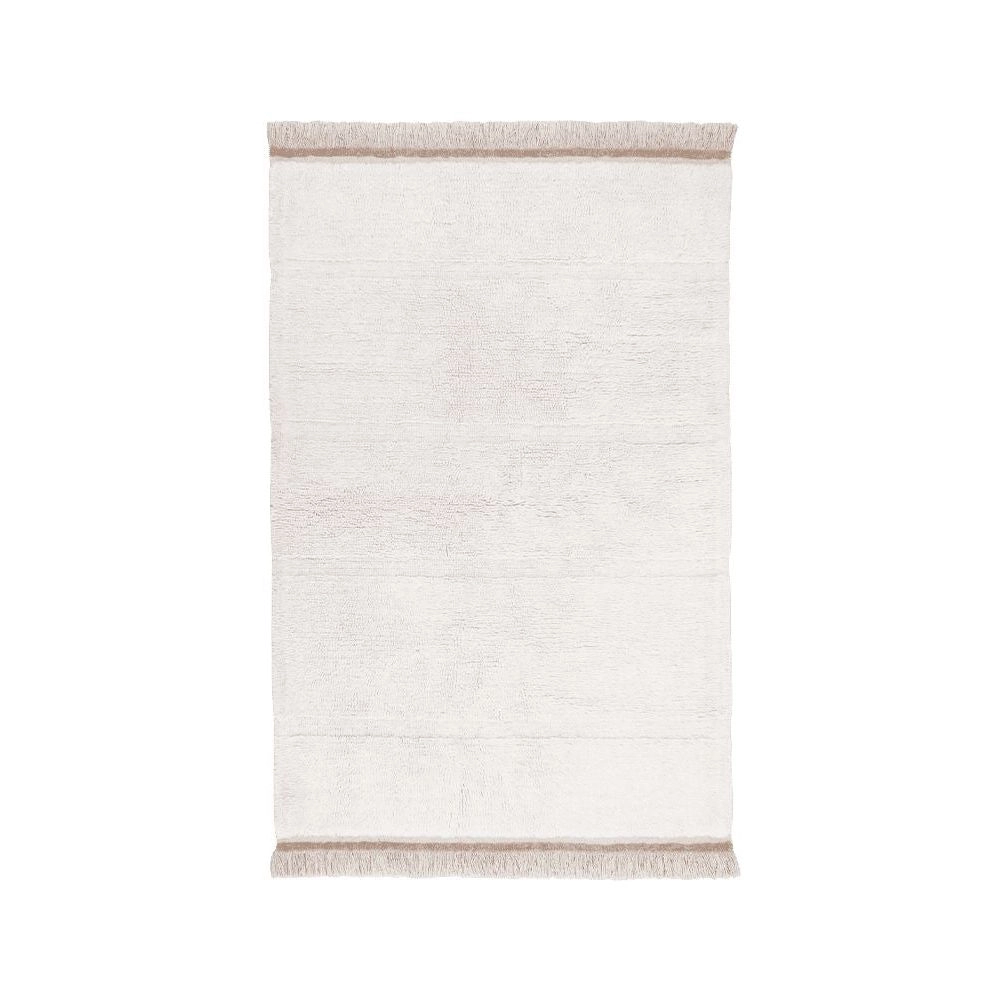 Alfombra lavable de pasillo steppe sheep white - 80x140 cm