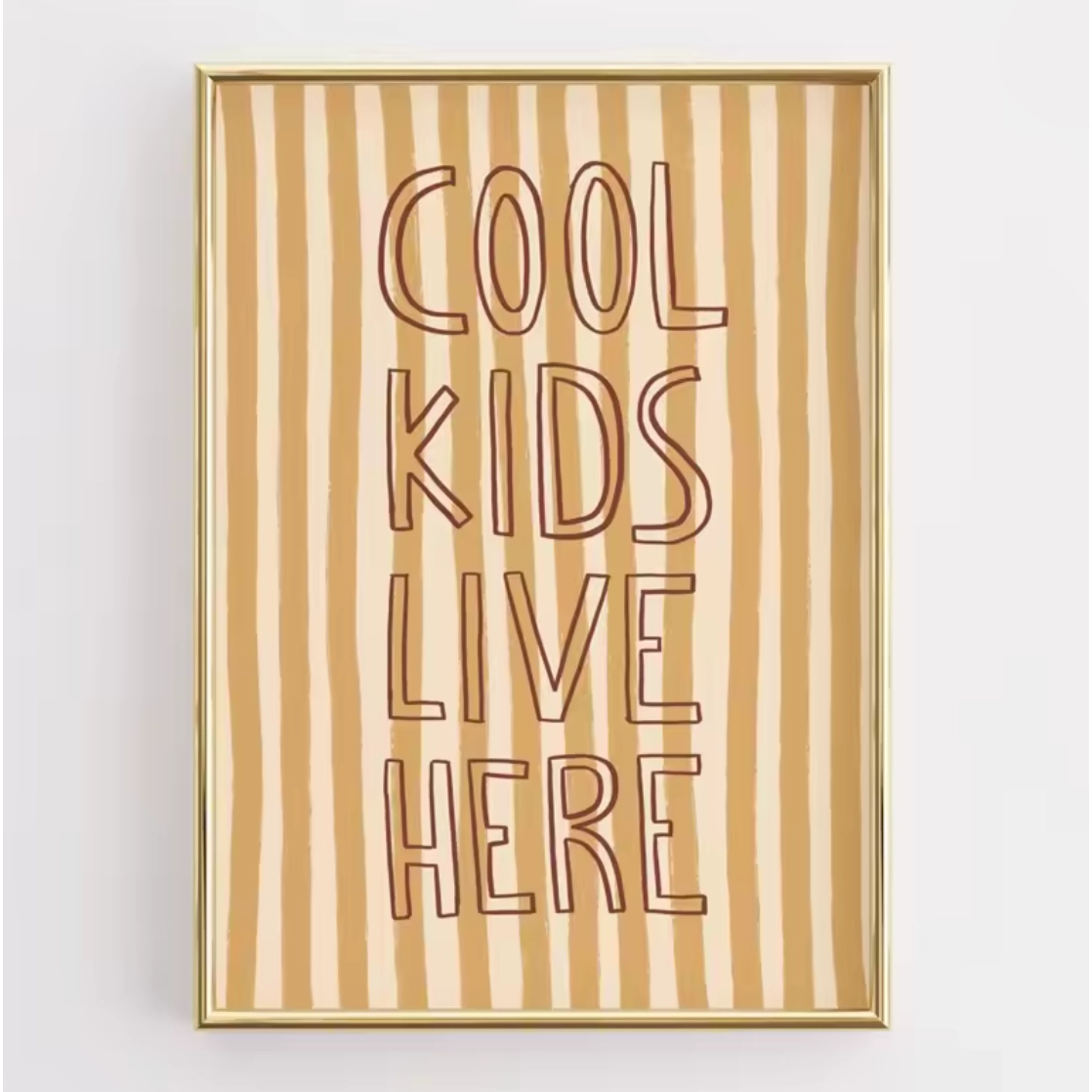 Lámina / poster - Cool kids live here