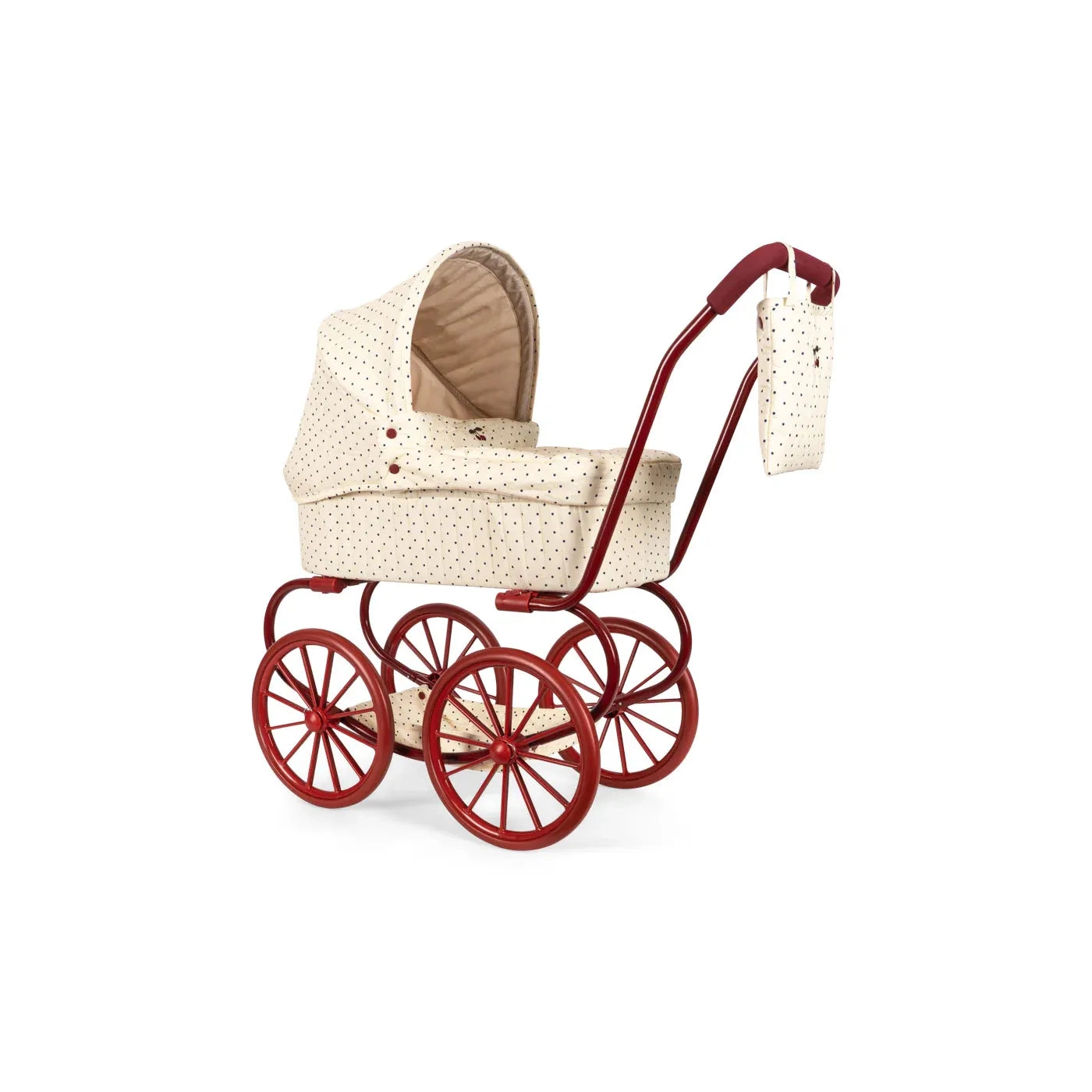Coche / Moises Vintage para muñecas Minnie - Estate dot