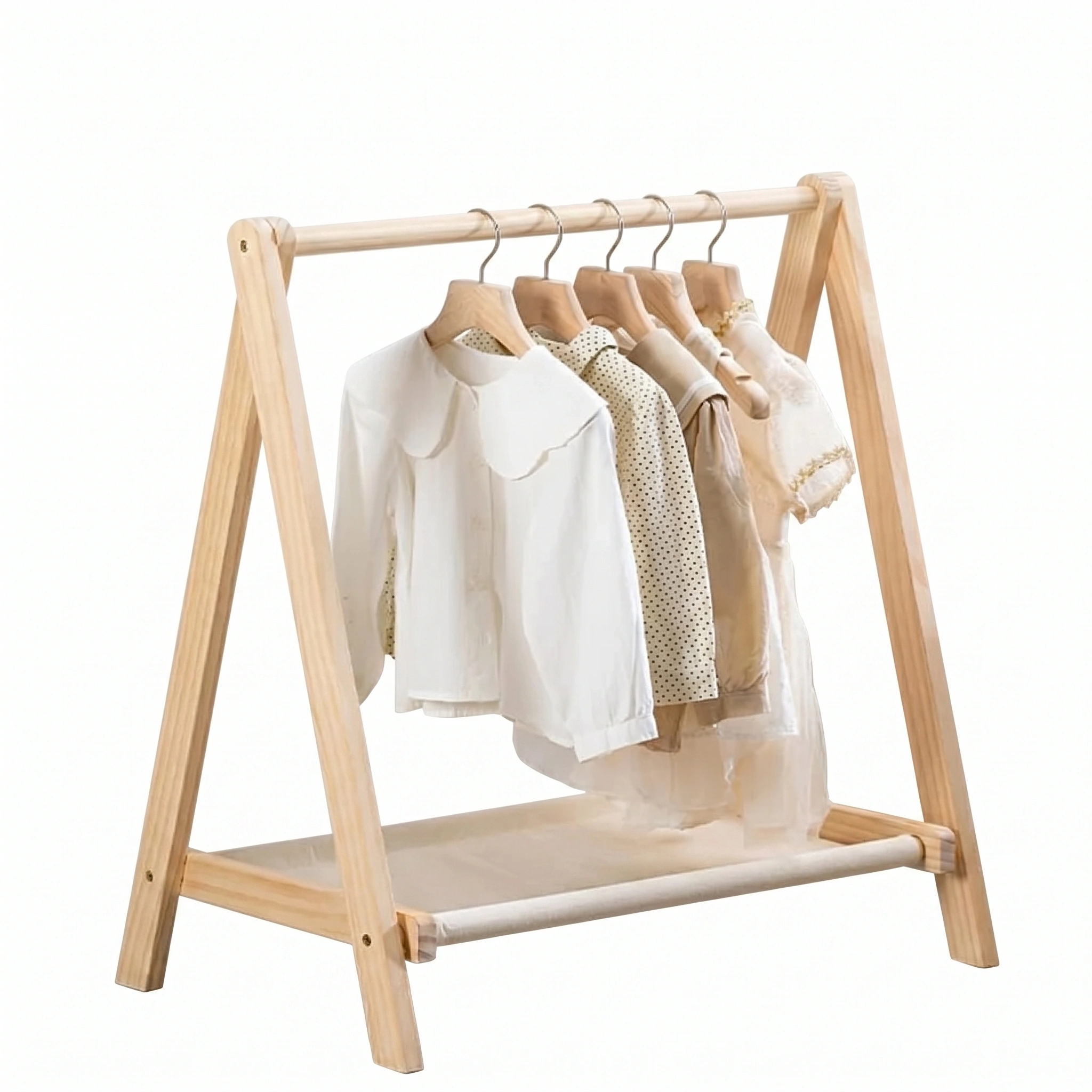 Perchero para niños montessori