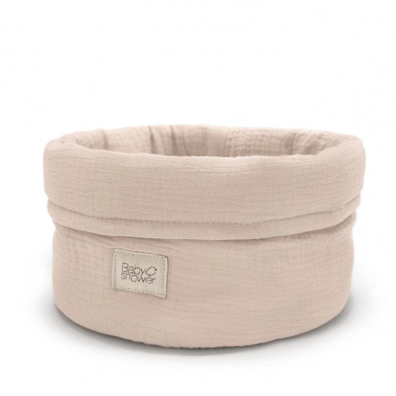 Cesta organizadora algodón - M - nude powder