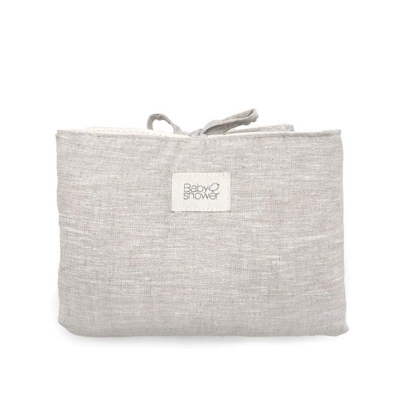 Mini mudador portátil impermeable audrey - 100% lino