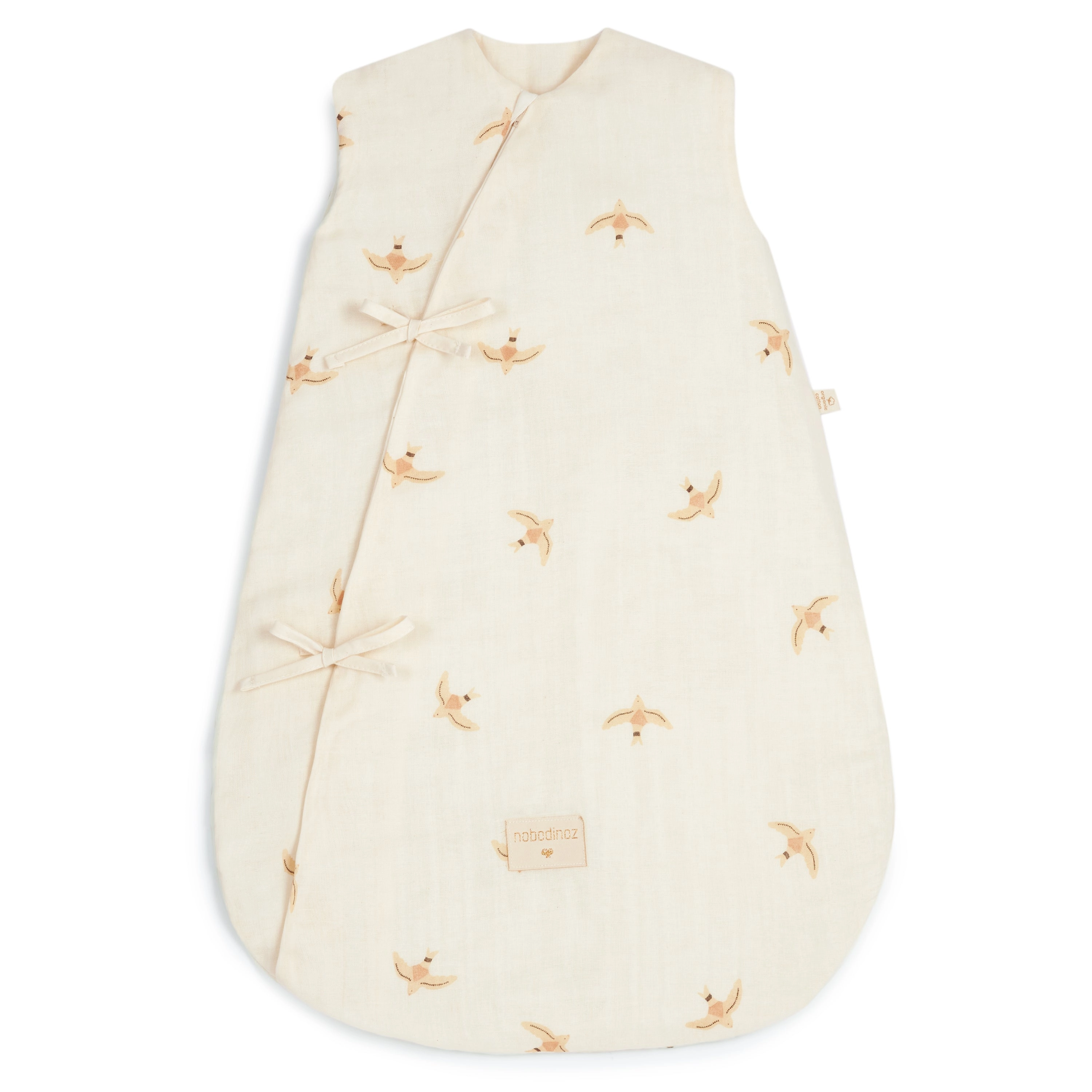 Saco de dormir Verano New Dreamy - Nude Haiku Birds Natural - 0 a 6 meses