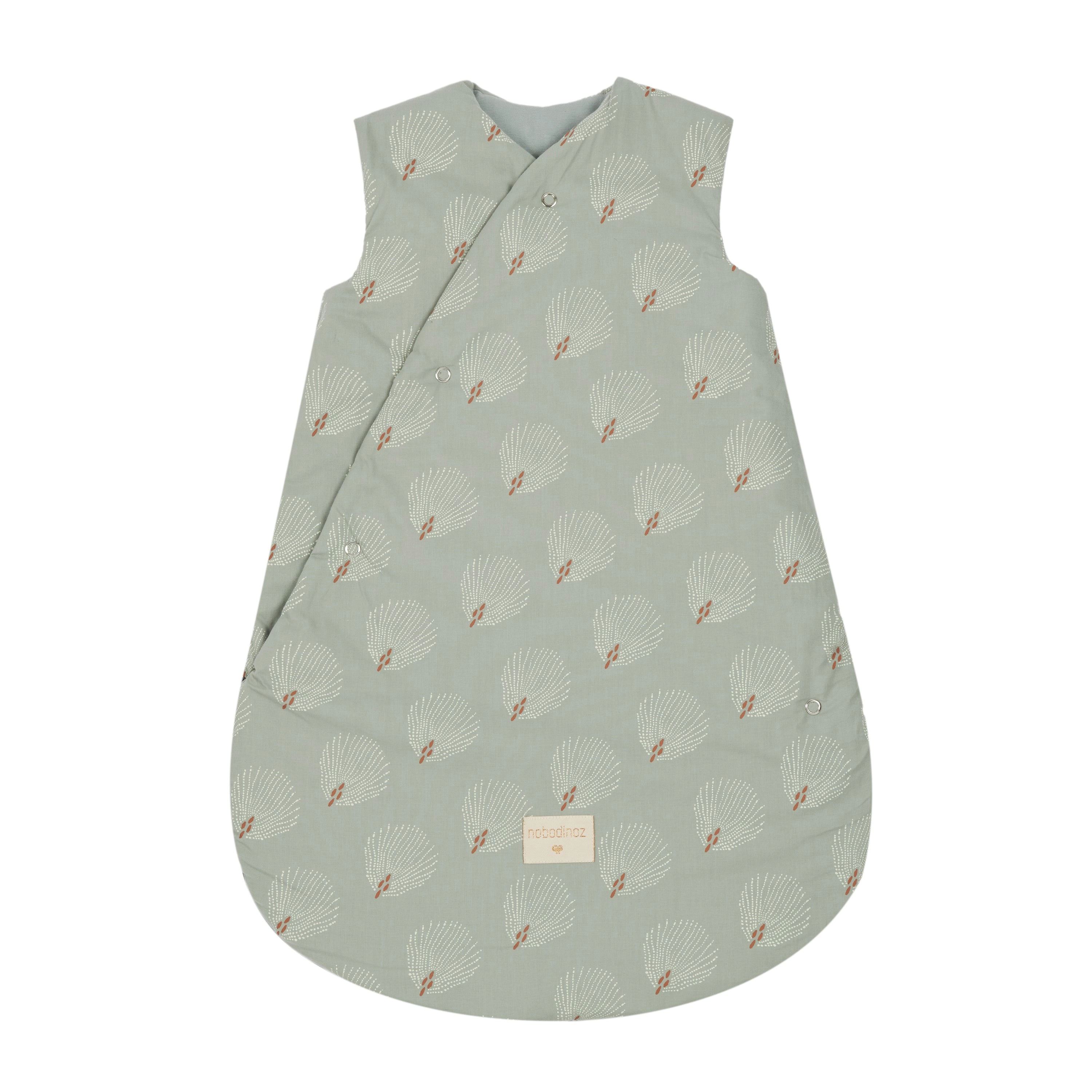 Saco de dormir Snowy Warm - White Gatsby / Antique Green - 0 a 6 meses