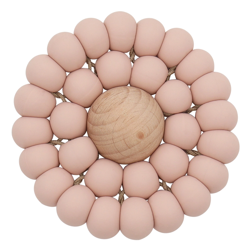 Mordedor silicona - Circle - Light rose