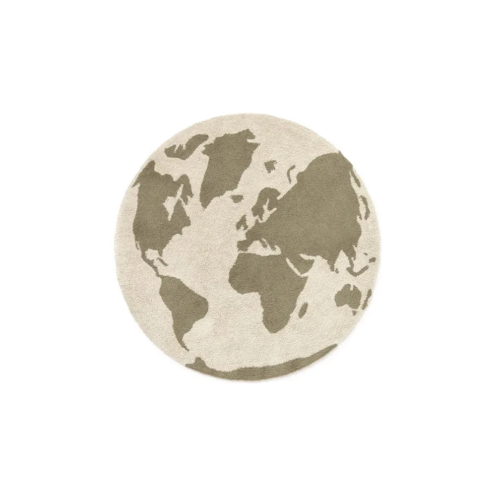Alfombra lavable Worldmap rugcycled