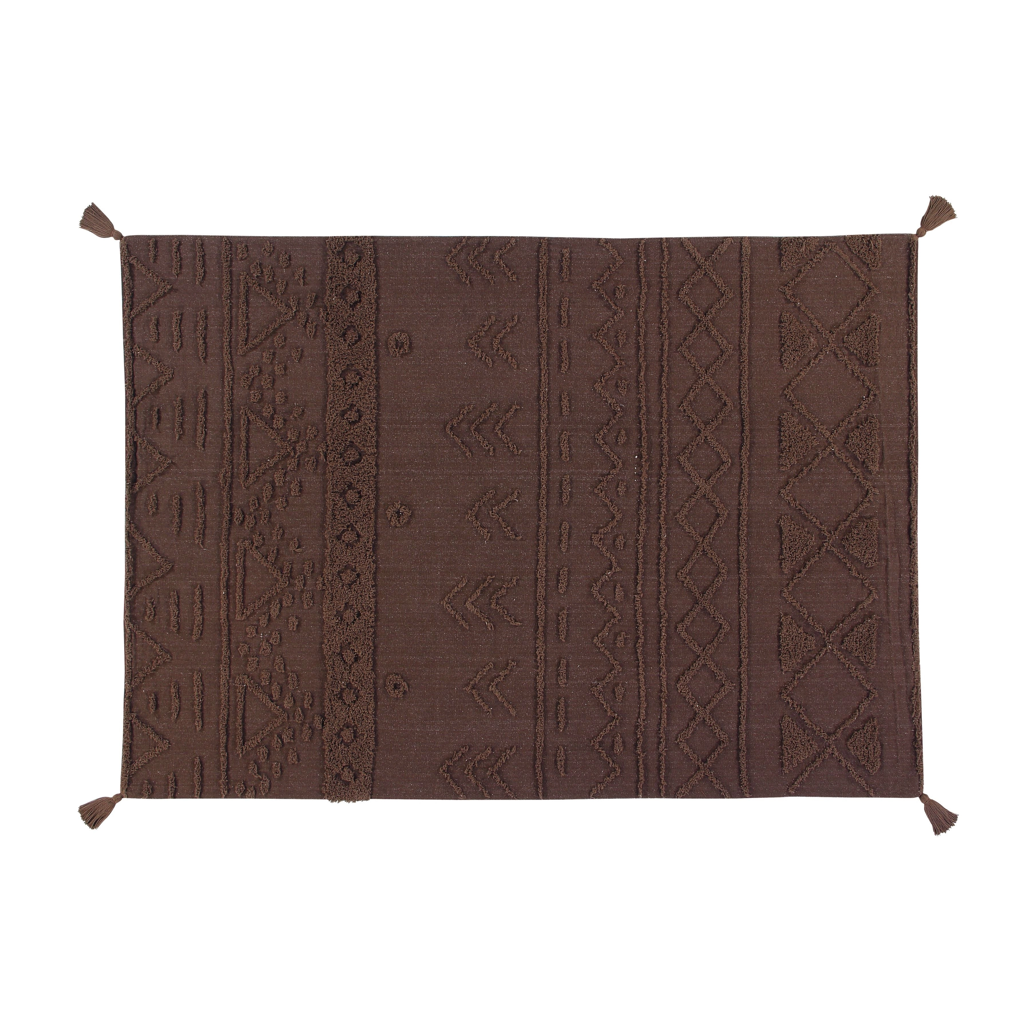 Alfombra lavable tribu - Brown - XL (200x300 cm)