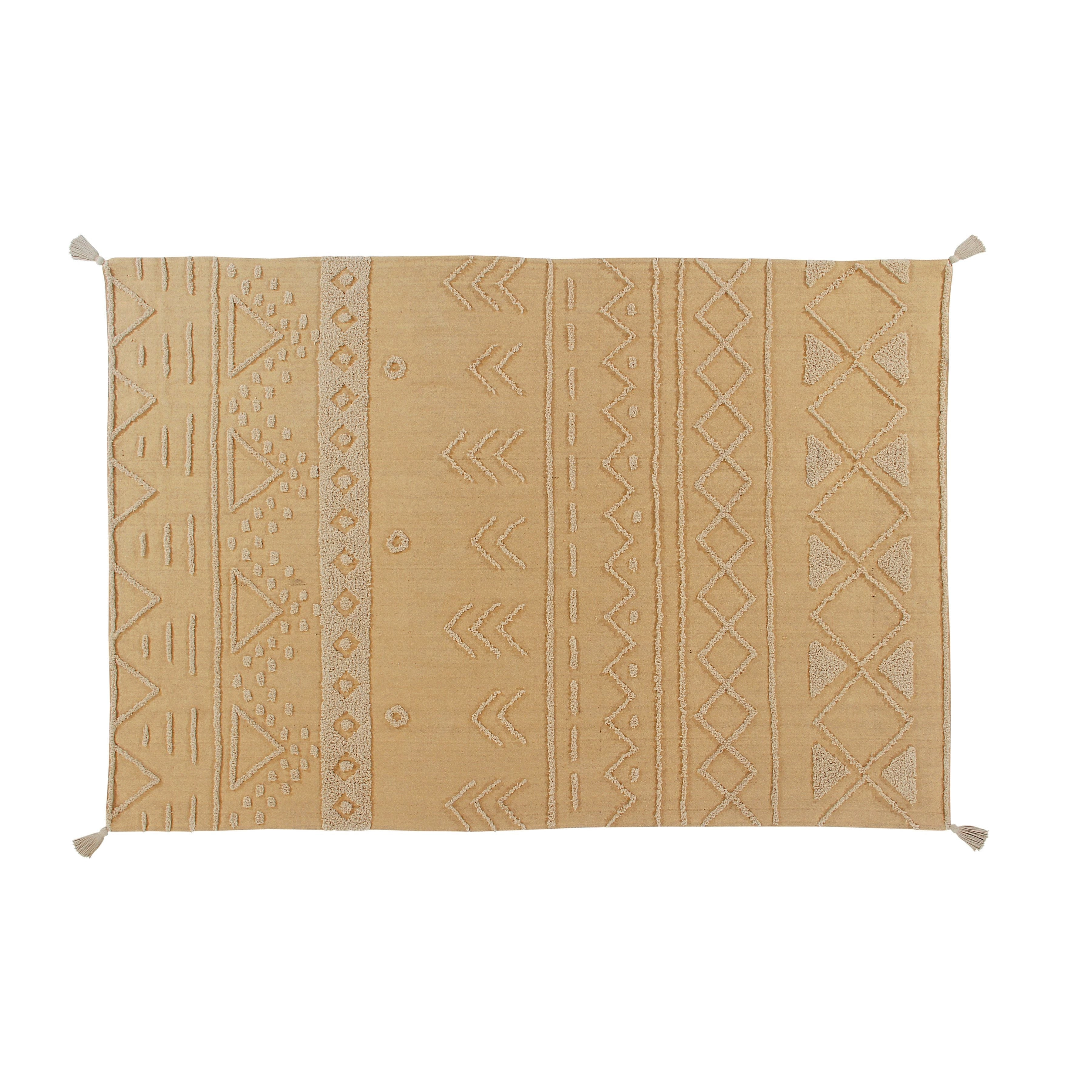 Alfombra lavable tribu - Honey - M (140x200 cm)