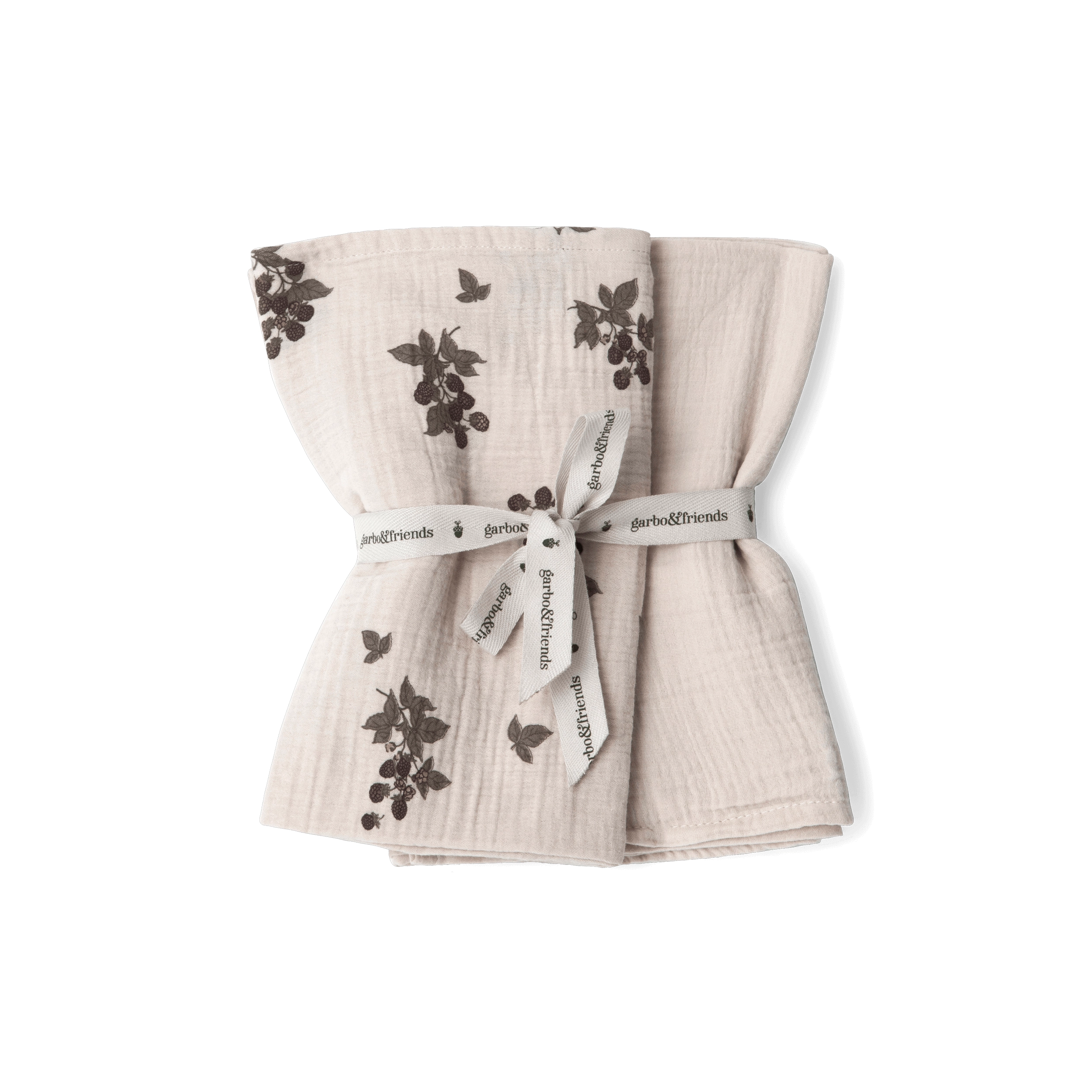 Set 2 tutos muselina 60x60 cm - Blackberry