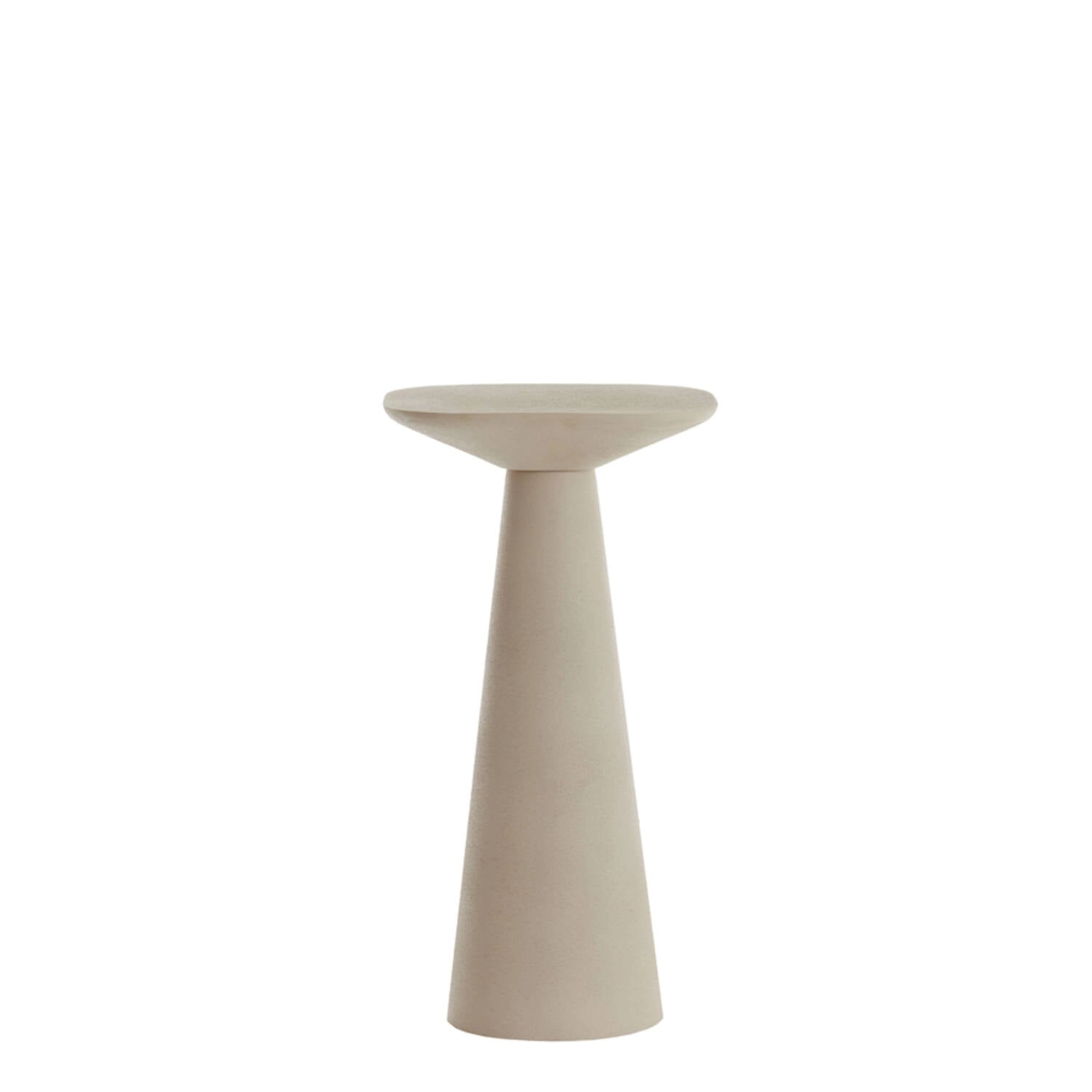 Mesa lateral Phoebe - crema - 45x45x59 cm