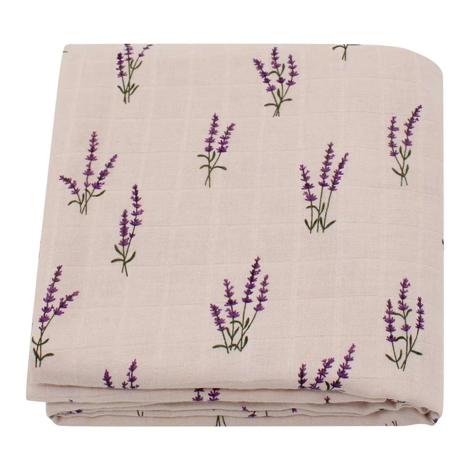 Swaddle / Manta Muselina 100% algodón orgánico - Lavender