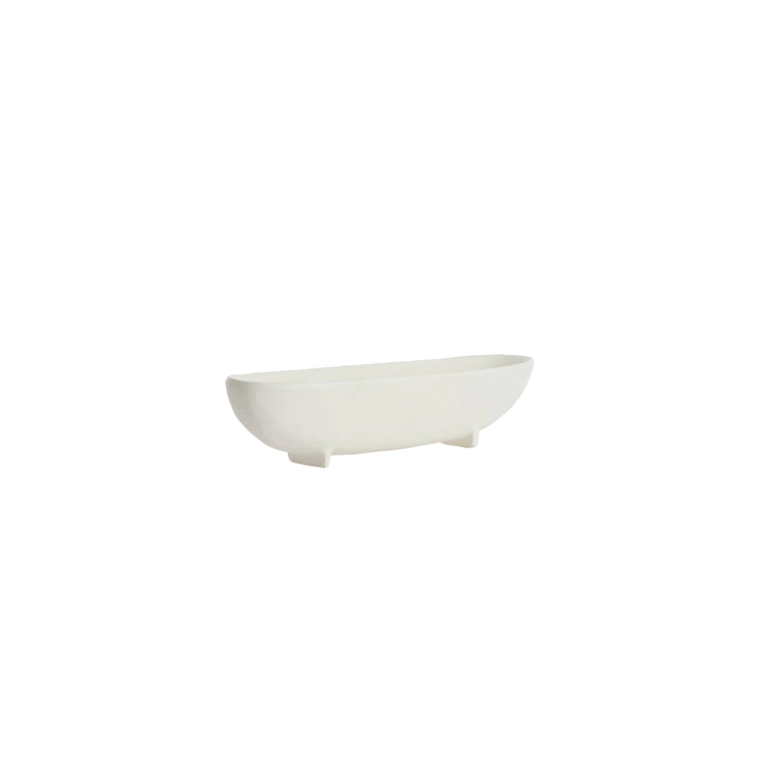 Bowl decorativo - Torch Cream - 38x15x9 cm