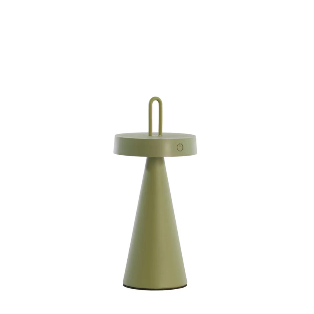 Lámpara sobremesa inalámbrica / recargable LED - Anakena - Verde oliva