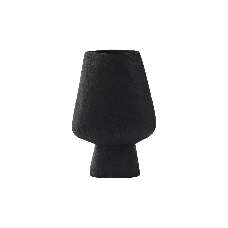 Vasija Yes madera - Negro