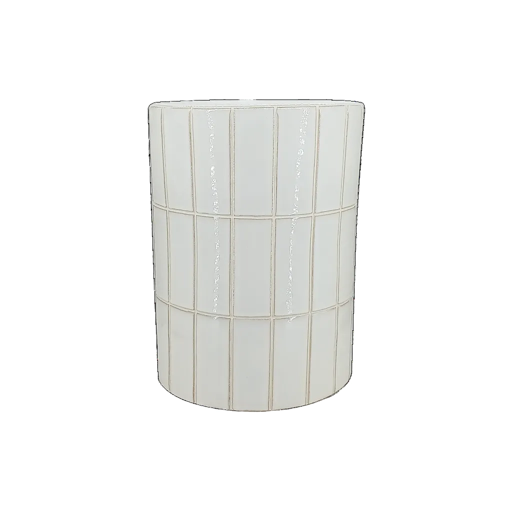 Mesa Lateral / Taburete Espresso - Beige