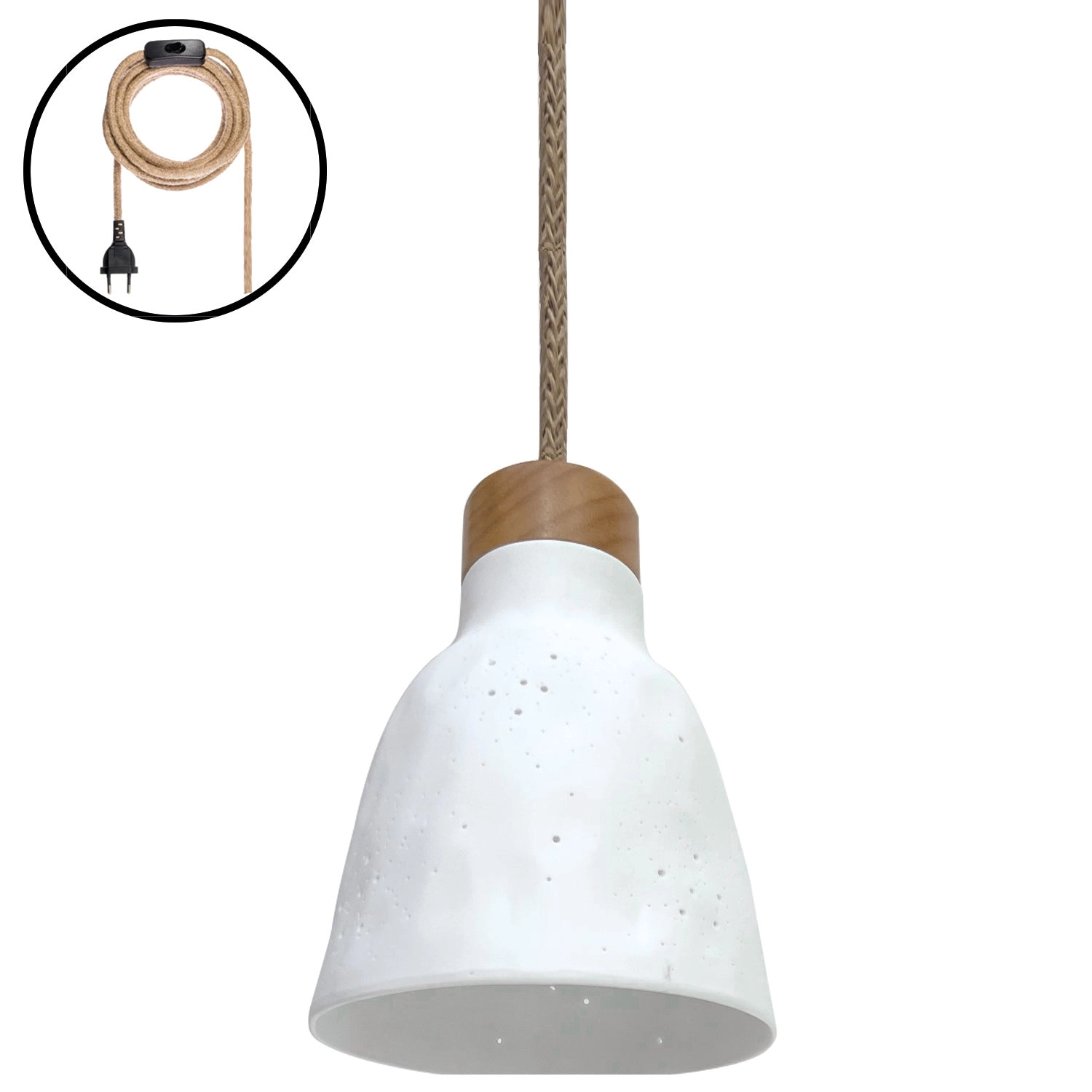 Colgante Porcelena Spots - Enchufe