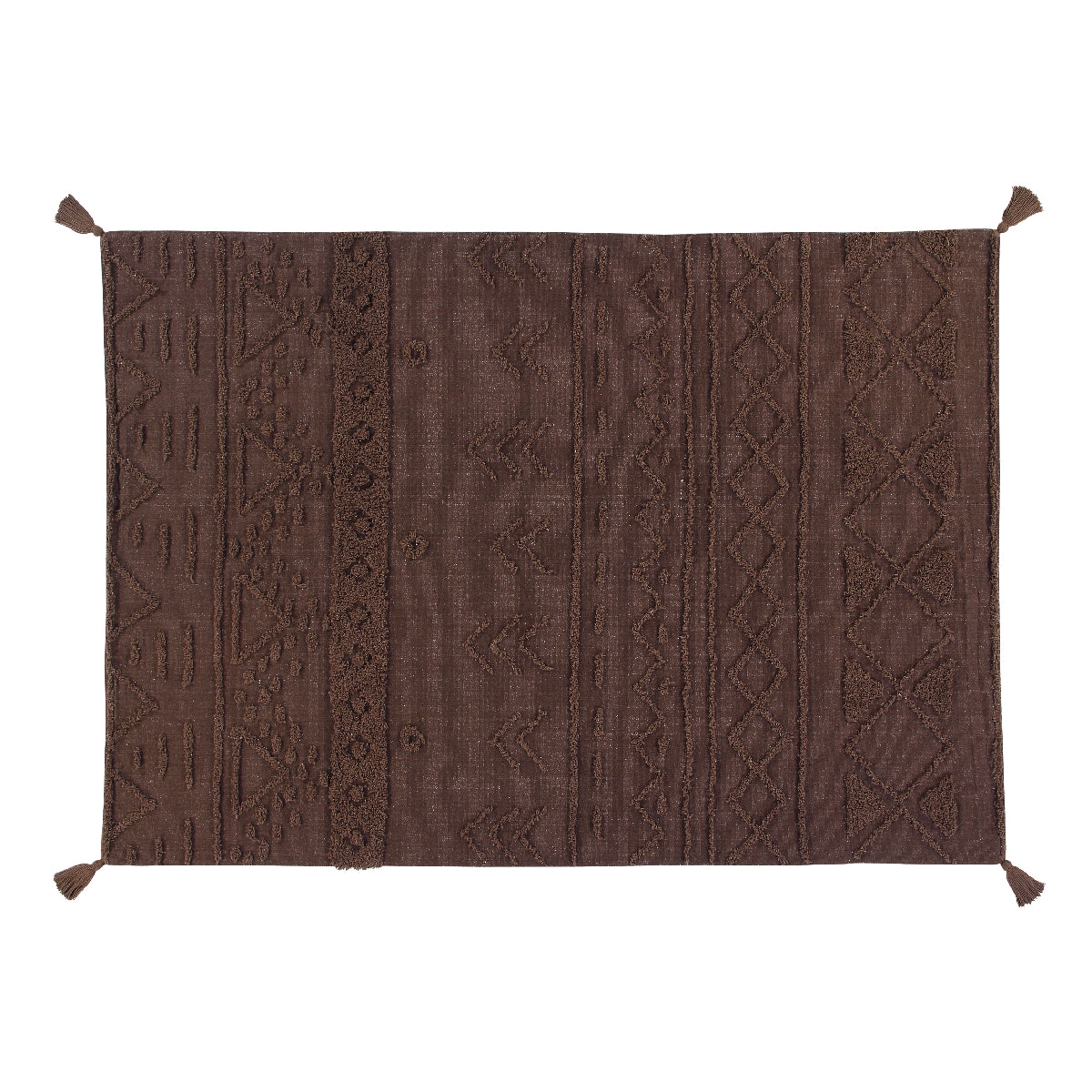 Alfombra Lavable Tribu Café Tierra - XL - 200 x 300 cms